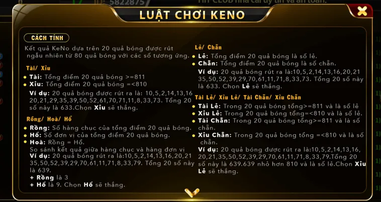 Hướng Dẫn Cách Chơi Keno Tại HitClub Nhận Thưởng Lớn Hàng Ngày