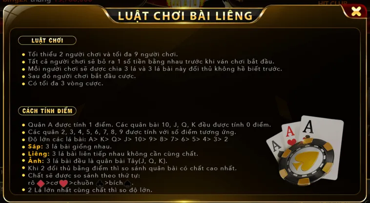 Liêng Tại HitClub Trò Chơi Dân Gian Đầy Hấp Dẫn Với Tỷ Lệ Thắng Lớn