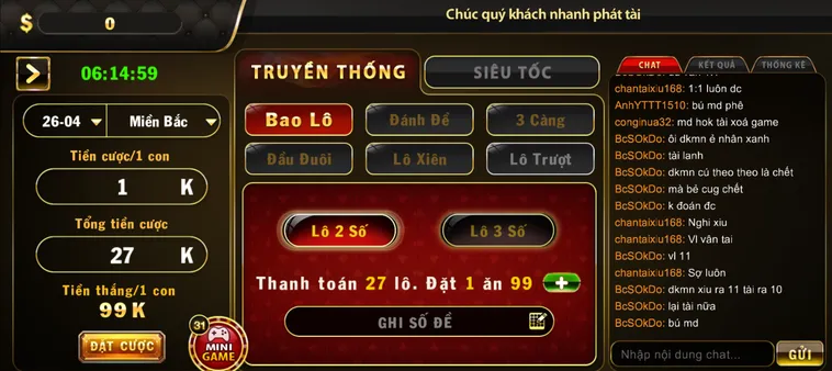 Lô Đề 1 Ăn 99 Tại HitClub Sân Chơi Xổ Số Trực Tuyến Đẳng Cấp Nhất
