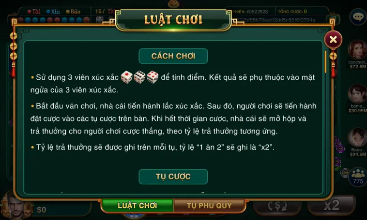 Hướng Dẫn Cách Chơi Casino Sicbo Đại Phú Quý Tại HitClub Nhận Thưởng Lớn