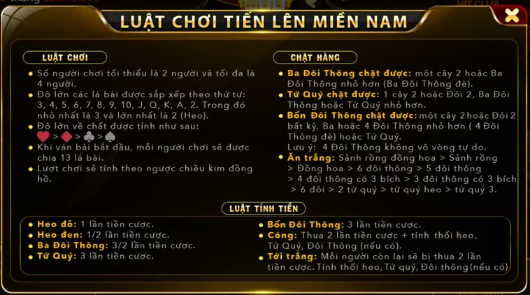 Tuyệt Chiêu Chinh Phục Tiến Lên Miền Nam Tại HitClub Nhận Thưởng Lớn Hàng Ngày