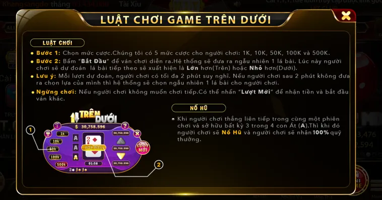 Hướng Dẫn Tham Gia Minigame Trên Dưới Tại HitClub Cho Người Mới Bắt Đầu